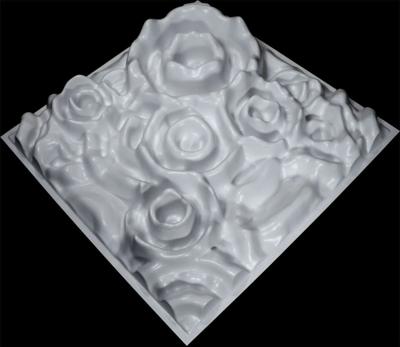 ArtDiffusor Model D showing the organic ripple surface geometry